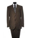 Men's Brown 2 Piece  2 Button Suit
