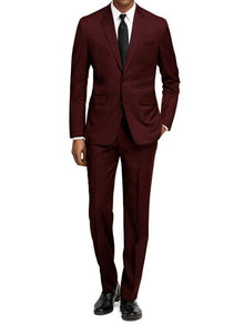 Men's Maroon Color ~ Slim Fit Burgundy Maroon Suit   ~ Wine Suit