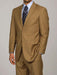 Giorgio Fiorelli Suit Men's Giorgio Fiorelli Camel 2-Button  Double Vent Modern Fit Suits Suit