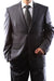 Men's   2 Button Charcoal Slim Fit Dress Suit (We have more Braveman suits Call 1-844-650-3963 to order)