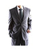 Men's 2 Button Charcoal  Suit (We have more Braveman suits Call 1-844-650-3963 to order)