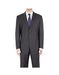 Men'S Solid Charcoal Gray 2 Button Regular Fit Suit (We Have More Braveman Suits Call 1-844-650-3963 To Order)