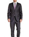 Men'S 2 Button Slim Fit Wool Charcoal GraySuit- Color: Dark Grey Suit
