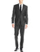 Men's Charcoal Grey 2 Button  Classic & Slim Fit Blend Suits