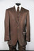 Men's Rhinestone Flap Pocket Sepia Zoot Suit