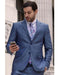 Men's French Blue 2 Button Fashion Suits