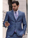 Men's French Blue 2 Button Fashion Suits