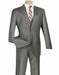 Men's   2 Button With Vest And Pleated Slacks Suit
