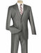 Men's   2 Button With Vest And Pleated Slacks Suit