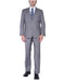 Men's Two-Piece  Classic Fit 2 Button Side Vents Grey Cheap Priced Business Suits Clearance Sale