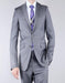 Men's patterned Grey 2-Button Slim-Fit Suit - High End Suits - High Quality Suits