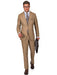 Men's 2 Button Intense Khaki Linen Suit