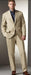 Men'S Two Button Cheap Priced Business Suits Clearance Sale - Khaki Stone 2 Button Regular Classic Fit