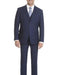 Collezione Suit - Italy Men'S Modern Fit Suits Midnight Blue Vested 2 Button Suit