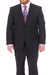 Mix And Match Suits Men'S Portly Fit Two Button Super 130s Suit Dark Navy Blue Suit For Men Executive Fit Suit - Mens Portly Suit