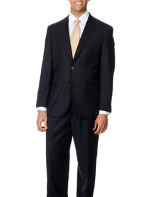 Brand: Caravelli Collezione Suit - Caravelli Suit - Caravelli italy Caravelli Men's Dark Navy Blue  2 Button Double Vent Suit