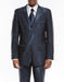 Men'S Navy Blue Slim Fit Trimmed Lapel Wedding Prom Tuxedo