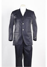 Men's Two Piece 2 Button Dark Navy Suit