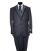 Men's Dark Navy 2 Button 2 Piece Suit - Dark Blue Suit Color