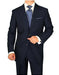 Navy Blue Suit - Navy Suit Mens Dark Navy 2 Button Side Vents Peak Lapel Modern Fit Suits