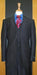 Two Button Navy Pinstripe Flat Front three piece suit