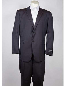 Dark Navy Two Button Classic Fit Suit - Dark Blue Suit Color