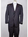 Dark Navy Two Button Classic Fit  Suit - Dark Blue Suit Color
