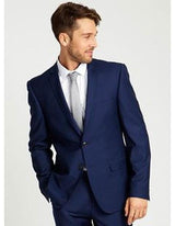 Men's Navy Two Buttons side vented suit