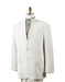 Men's Off White 2 Button Mandarin Collar Rhinestone Fashion Suit