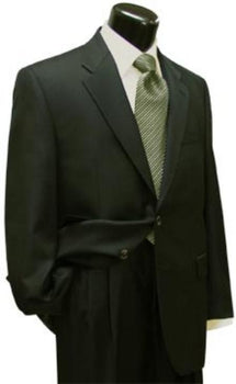 Dark Olive Green (Hunter) 2 Button Business - 2 Suits Vented