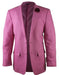 Alberto Nardoni Brand Fuchsia Pink Two Button Linen Fashionable Blazer For Men Coming In 90 Days