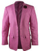 Alberto Nardoni Brand Fuchsia Pink Two Button Linen Fashionable Blazer For Men Coming In 90 Days