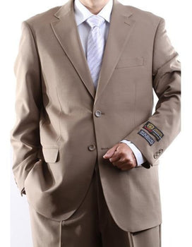 Bolzano Men's 2 Buttons 100% Polyester Fully Lined Dress Suit