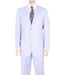 Two Button Suit Solid Lilac Lavender Purple