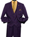 Summer Fabric Light Weight - Mens Fashion Purple 2 Button Vested Suit
