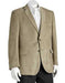 Microsuede Men's  2 Button Sage Polyester Double Vent Classic Fit Blazer