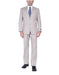 Men's 2 Button Sand  Two-Piece Classic Fit Side Vents Cheap Priced Business Suits Clearance Sale
