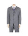 Men's 2 Button Classic Fit Gray Solid Twill Suit (We have more Braveman suits Call 1-844-650-3963 to order)