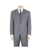 Men's 2 Button Classic Fit Gray Solid Twill Suit (We have more Braveman suits Call 1-844-650-3963 to order)