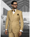 Statement Confidence Men's Chestnut ~ Khaki ~ Bronze ~ Camel 2 Button Modern Fit Suits Wool Fine Brands Best Italian Style Cut Suits