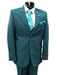 Men's Two Button Teal Suit