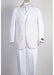 Men's 2 Button 2 Piece Suit All White Suit For Men