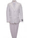 White Two Buttons Boys Husky Suit Cut Boy Suit