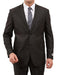 Men's 2 Button Front Closure Side Vent Suit Black