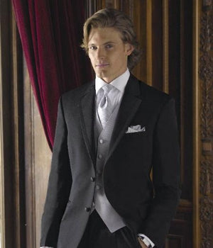 Retail: $1200 Felinion Exclusive Satin Trimmed Edge~Side Lapel 2 Button Only