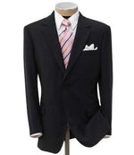Men'S 2 Button Liquid Black Super Double Side Vent Dress Business ~ Wedding 2 Piece Side Vented 2 Piece Suits For Men