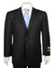 Black Modern Fit Suits Super 150'S Suit - 100% Percent Wool Fabric Suit - Worsted Wool Business Suit