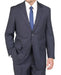 Men'S 2 Button Blue Stripe ~ Pinstripe Suit