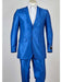 Men's 2 Button Blue Slim Fit Suit