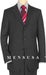 Extra Long Charcoal Gray Suits XL Available In 2 Button Style Only For Tall Men Vented - Color: Dark Grey Suit